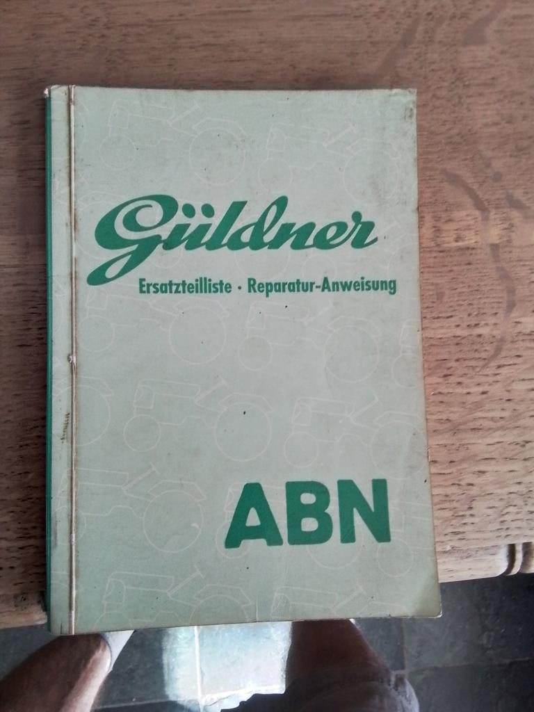 Guldner ABN tractor , handleiding, Ophalen of Verzenden