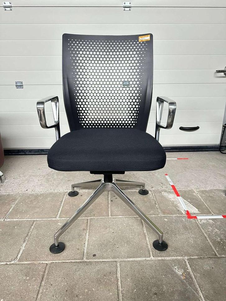 4x Vitra ID Air Bureaustoel door Antonio Citterio, Huis en Inrichting, Bureaustoelen, Gebruikt, Bureaustoel, Zwart, Ophalen of Verzenden