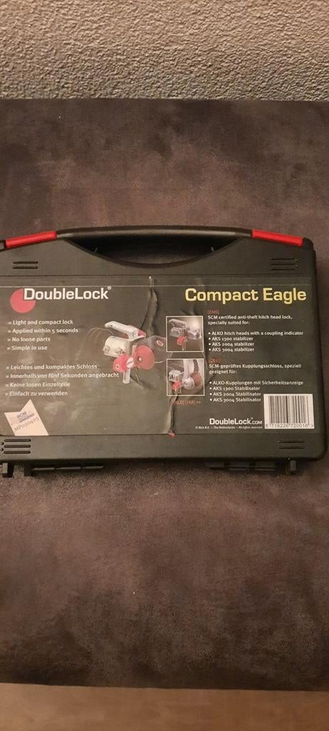 Disselslot DoubleLock Compact Eagle, Caravans en Kamperen, Ophalen, Gebruikt