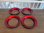 NIEUW NOS Malaguti Phantom F12 Wielkappen - Wieldoppen Rood, Ophalen of Verzenden, Nieuw