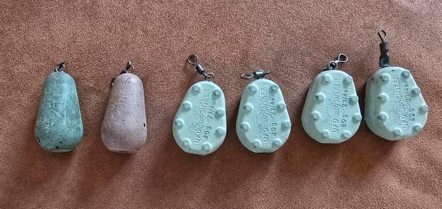 6x UFO Sinkers, 80 gram, nieuw!, Watersport en Boten, Ophalen, Nieuw, Dobber of Lood