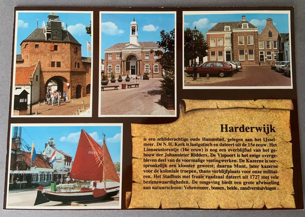 Harderwijk, Ophalen of Verzenden, 1940 tot 1960, Ongelopen, Gelderland