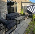 JUTLANDIA 5-persoons loungeset met aluminium frame, Tuin en Terras, Tuinsets en Loungesets, Ophalen of Verzenden, Zo goed als nieuw