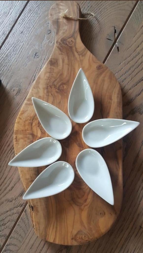 Porseleinen amuselepels, Ophalen of Verzenden, Nieuw, Rechthoekig, Porselein of Keramiek