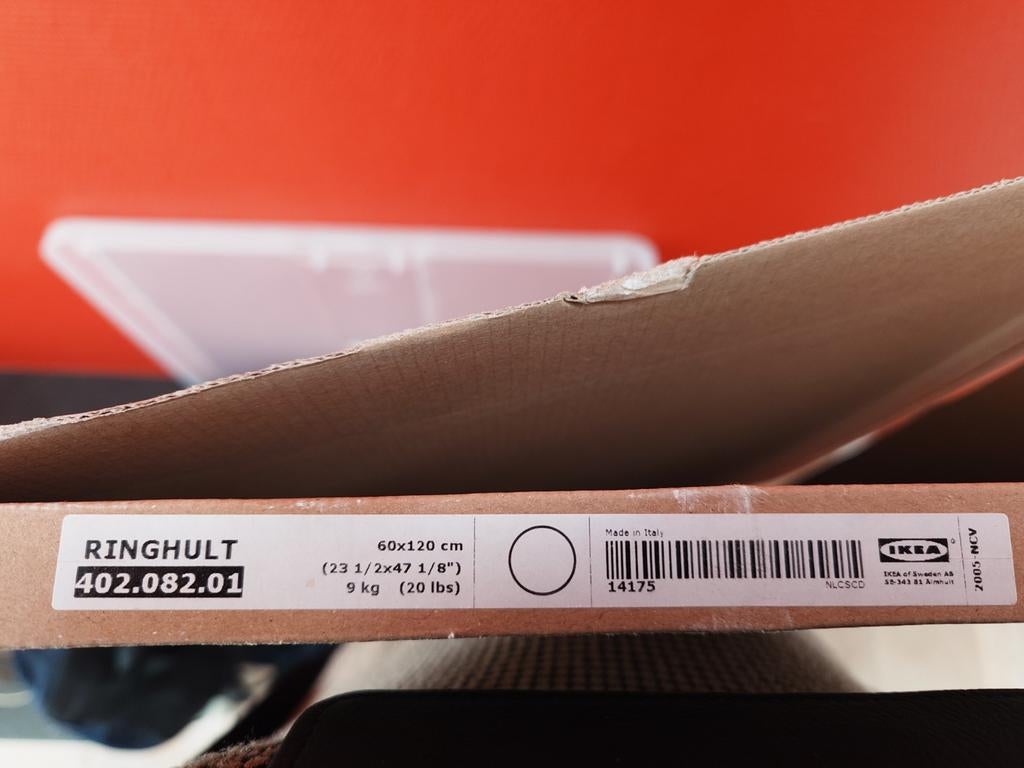 Ikea Ringhult hoogglans wit deur Metod keuken 60x120 cm, Ophalen, Nieuw, 50 tot 100 cm, Minder dan 25 cm