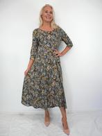 *Abfab Vintage Gebloemde Jurk M*, Kleding | Dames, Maat 38/40 (M), Blauw, All That Jazz, Ophalen of Verzenden