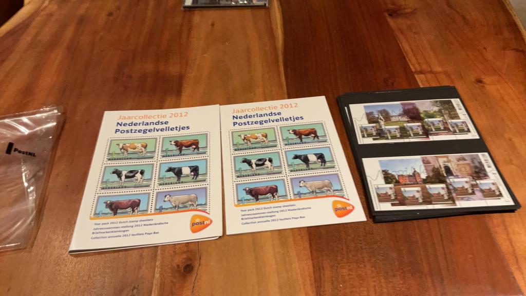 2012 Jaarcollectie Nederlandse postzegel velletjes, Verzenden, Zegels, Bonnen of Punten