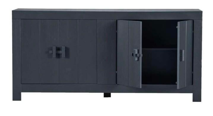 WOOOD Benson Dressoir - black, Ophalen, Gebruikt, 25 tot 50 cm, 100 tot 150 cm