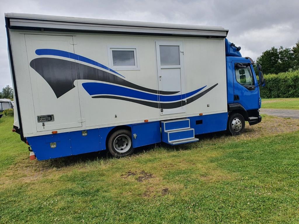 Camper vrachtwagen daf lf45, Caravans en Kamperen, Campers, Particulier, tot en met 4, Ophalen