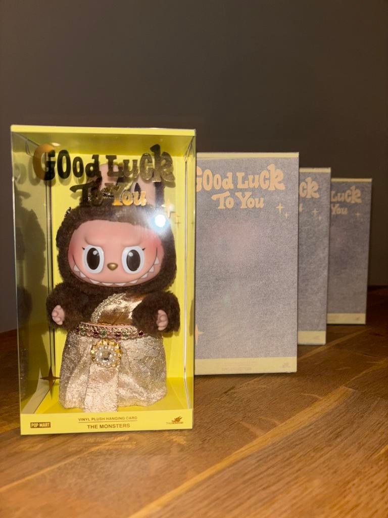 Thai Labubu Good Luck To You Nieuw Popmart Origineel, Verzamelen, Ophalen, Nieuw