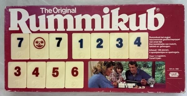 Goliath Rummikub Original spel met Grote Stenen compleet, Coolsingel 104, 3011 AG Rotterdam, Netherlands, Verzenden, Goliath, Zo goed als nieuw