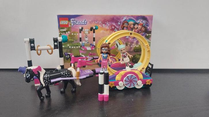 Lego Friends 41686 Magische Acrobatiek, Kinderen en Baby's, Speelgoed | Duplo en Lego, Zo goed als nieuw, Lego, Complete set, Ophalen of Verzenden