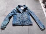 Spijkerjas, Ophalen, Zo goed als nieuw, Maat 34 (XS) of kleiner, Blauw