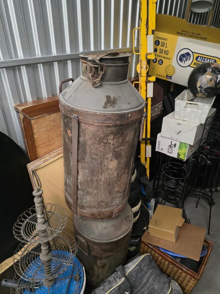 Oude melkbus / decoratie prijs per stuk, Ophalen of Verzenden