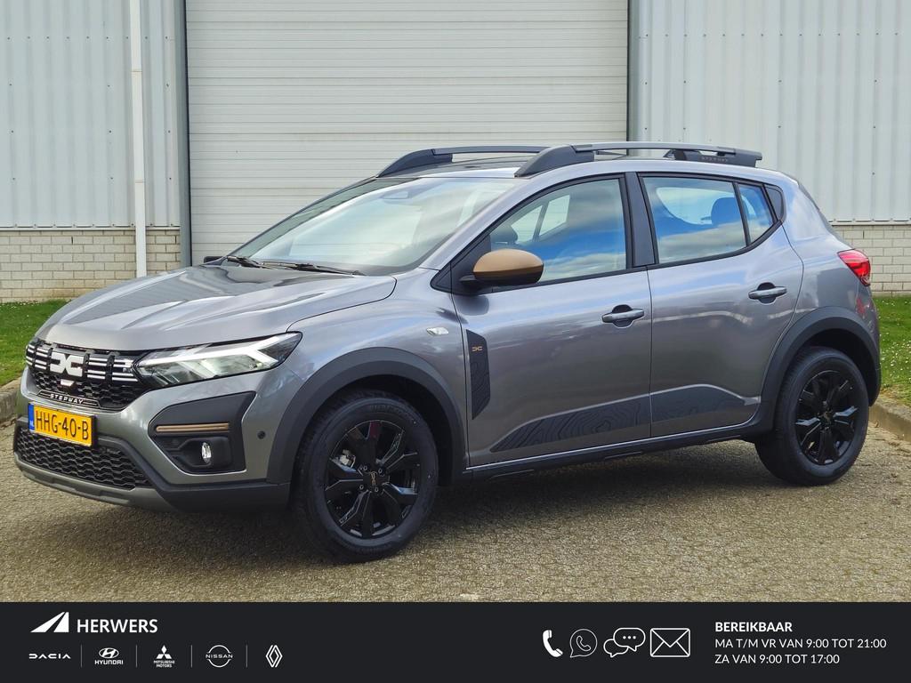 Dacia Sandero Stepway TCe 110 Extreme / Achteruitrijcamera /, Auto's, Voorwielaandrijving, Stof, Euro 6, Lichtsensor