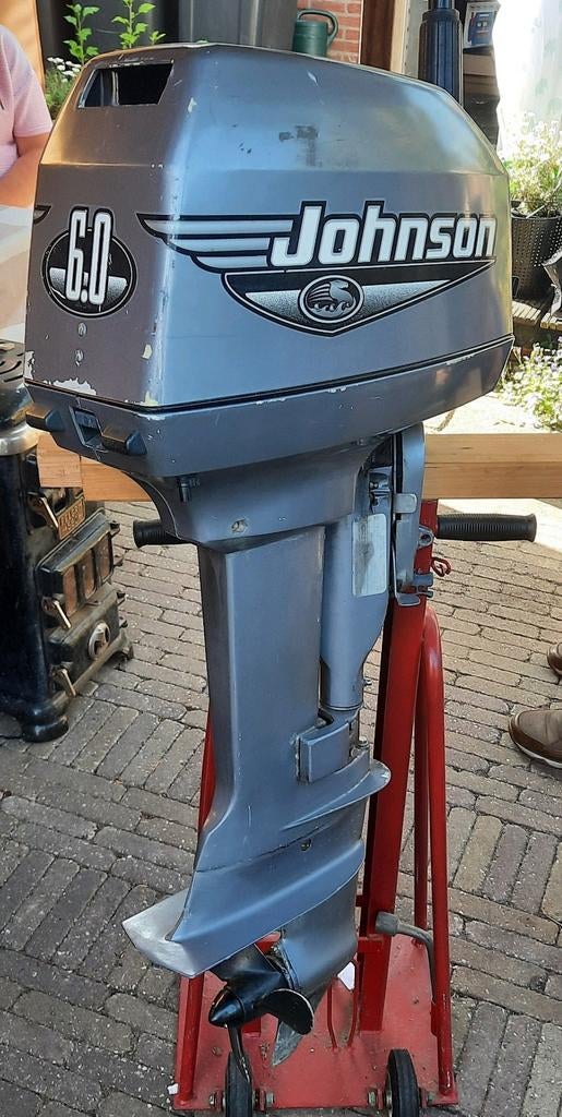 Buitenboordmotor Johnson 6 pk., Ophalen, Motor en Techniek, Zeilboot of Motorboot