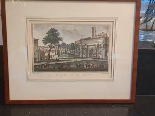 Boog van Septimius Severus gelegen in Campo Vaccino in Rome, Ophalen