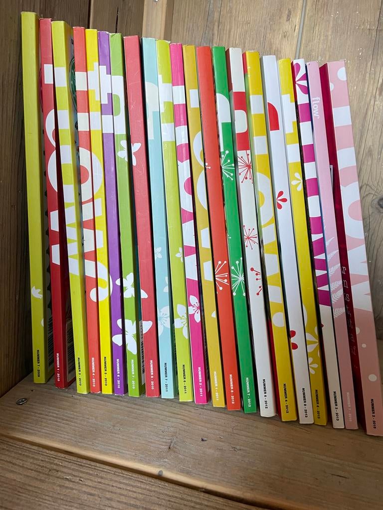 Flow magazine diverse jaren, Boeken, Ophalen, Gelezen, Damesbladen