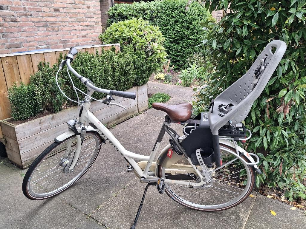 yepp maxi grijs kinderzitje achter, Achterzitje, Voetsteuntjes, Yepp, Zo goed als nieuw