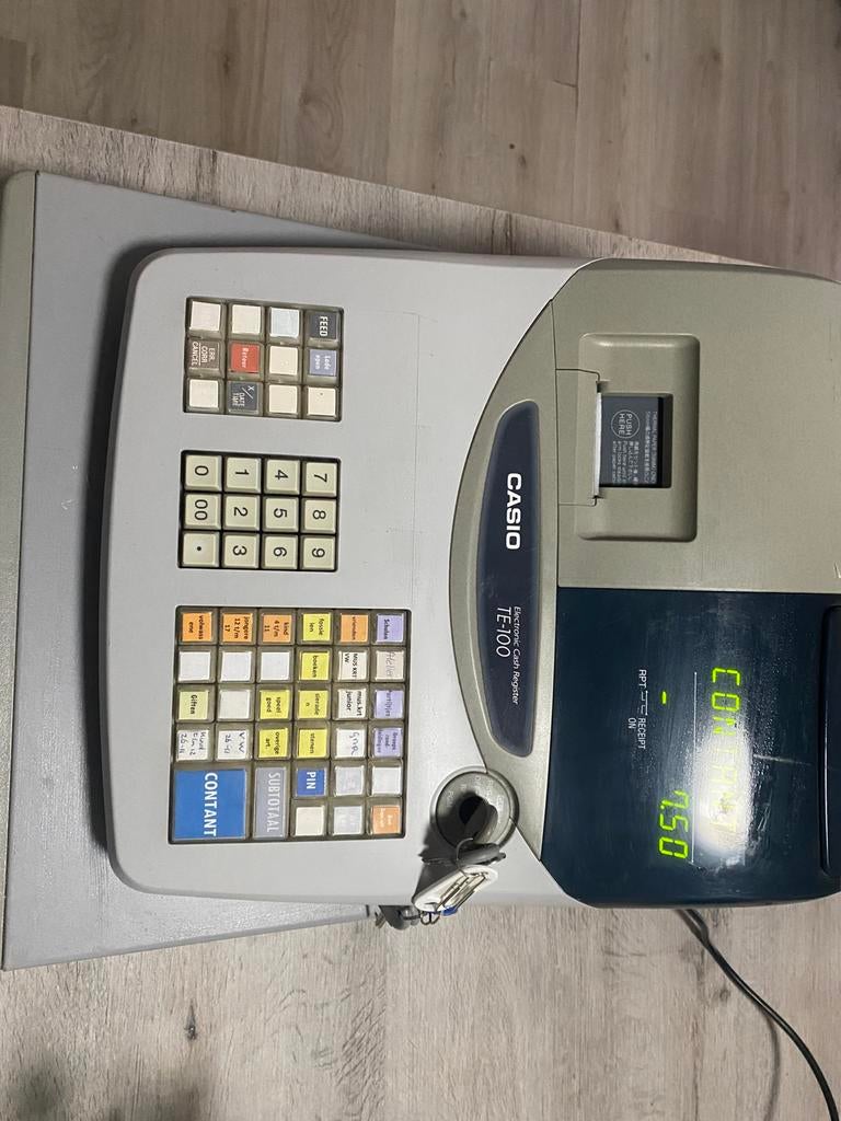 Casio  te 100, Ophalen