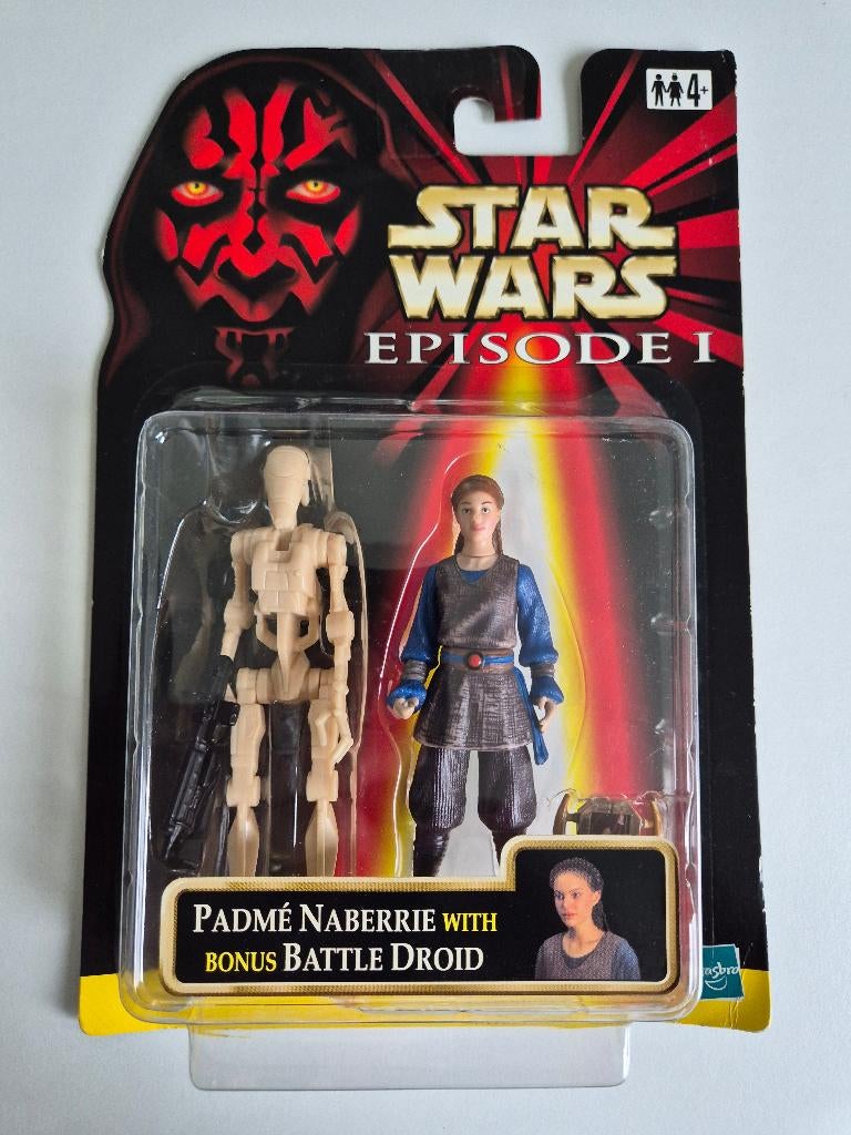 Star Wars EP1 Padme Naberrie + Bonus Battle Droid, Ophalen of Verzenden, Nieuw, Actiefiguurtje