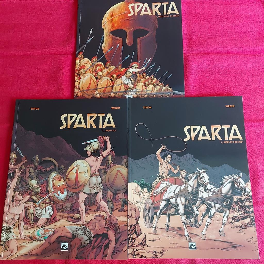 Sparta (Simon/Weber), 3 delen, compleet, Boeken, Complete serie of reeks, Ophalen of Verzenden, Zo goed als nieuw