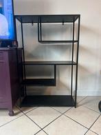 Gratis vakkenkast - Zwart metalen open kast, Ophalen, Met plank(en), Gebruikt, 50 tot 100 cm