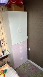 Smastad Ikea Witte kast met roze lades, Ophalen, Gebruikt, 105 cm of meer, Minder dan 50 cm