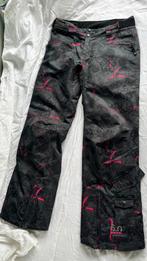 Protest Skibroek Dames Maat L - Donkergrijs met Print, Ophalen of Verzenden, Zo goed als nieuw, Maat 42/44 (L), Broek