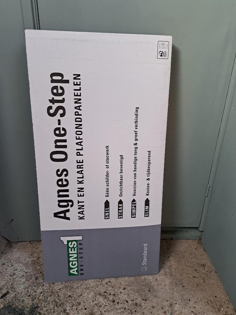 Agnes One-Step kant en klare plafondpanelen, Ophalen, Nieuw, Overige materialen, Minder dan 20 mm