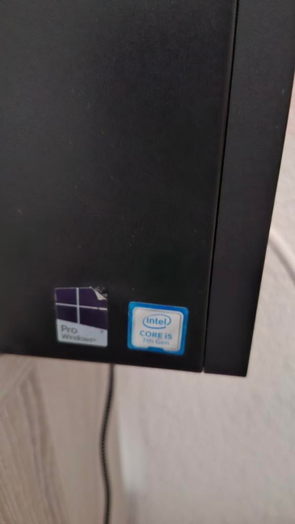 Lenovo i5 7e gen PC met scherm  W11, 2 tot 3 Ghz, Met monitor, 8 GB, Ophalen of Verzenden