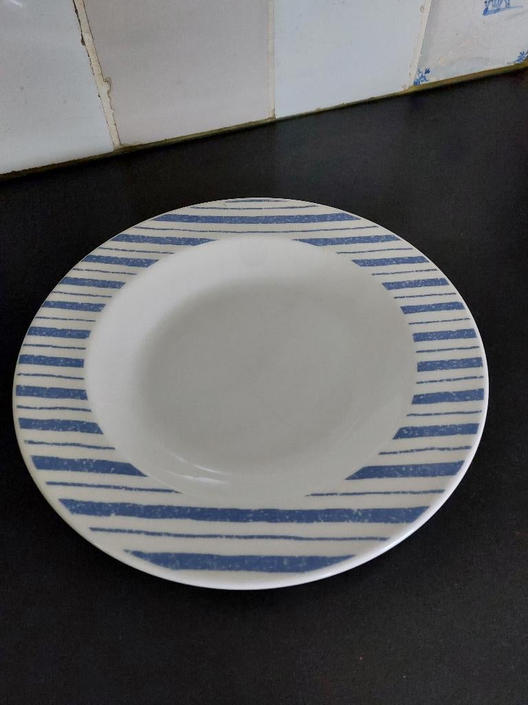 Bord -Palacio- Blauw/ Wit, Ophalen of Verzenden, Zo goed als nieuw, Bord(en), Overige stijlen