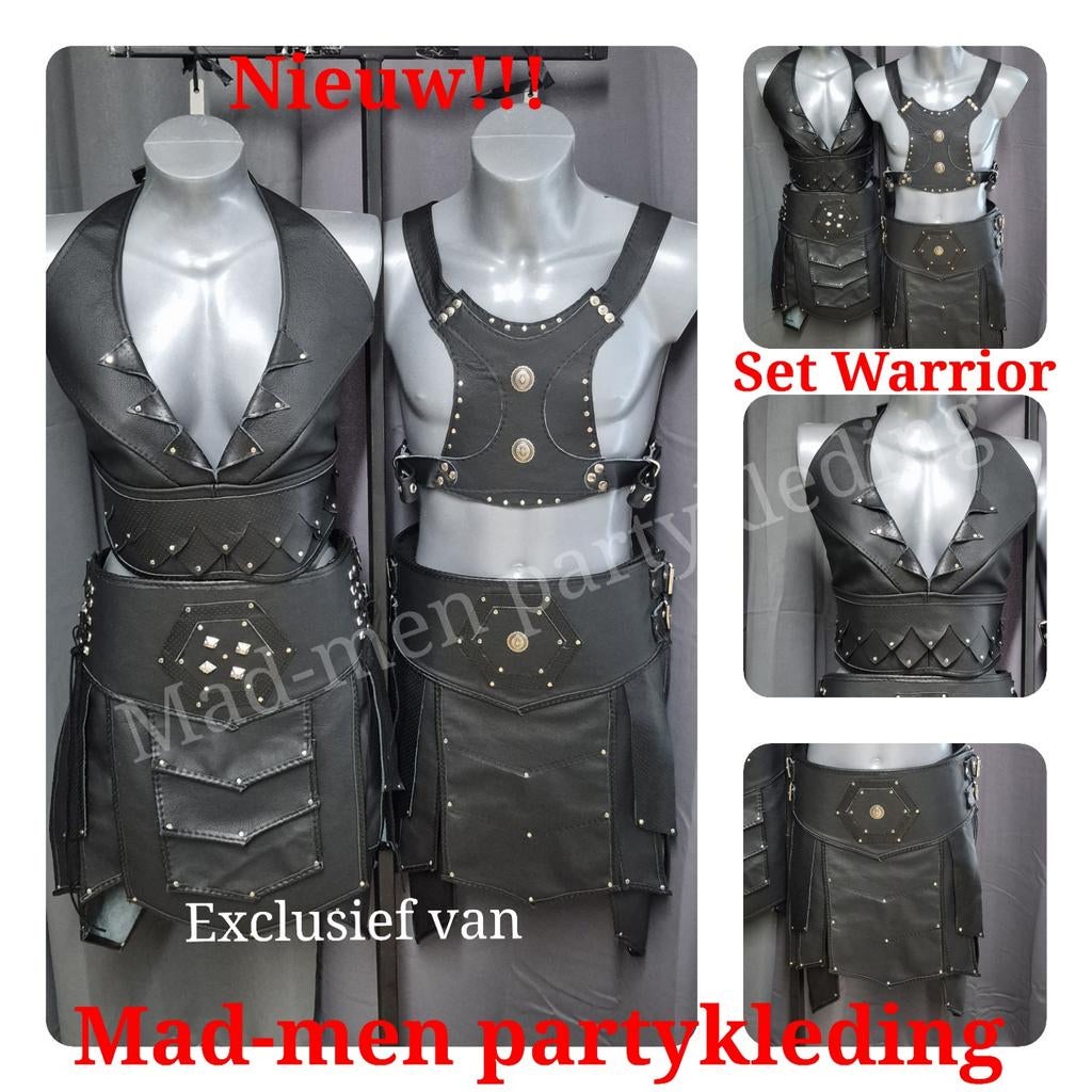 Combi set kinky party. Echt leer. Bitch. Wasteland.  Toxic, Ophalen of Verzenden, Nieuw