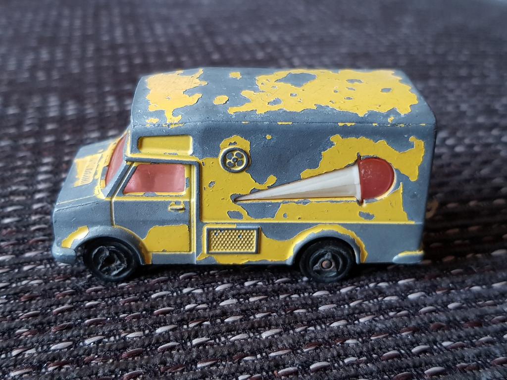 ijskokar majorette fourgon model auto, Ophalen of Verzenden, Gebruikt