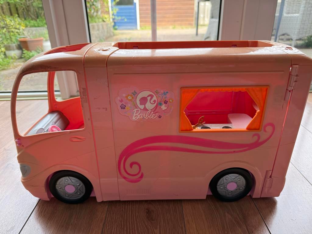Barbie Camper met accessoires, Ophalen, Gebruikt, Meisje