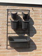 2x Mooie plantenbakken voor aan een muur, Ophalen, Kunststof, Zo goed als nieuw, Binnen