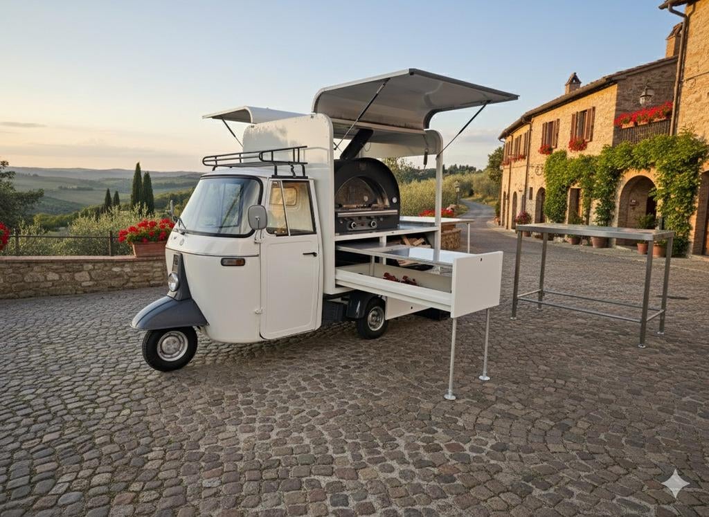 Piaggio ape foodtruck OPBOUW, Ophalen, Overige modellen, Maximaal 45 km/u, Benzine