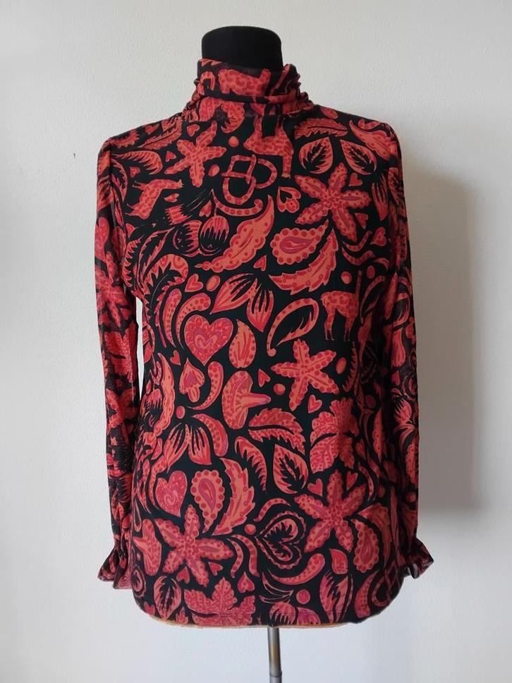 Fabienne Chapot Johanna top XL, Kleding | Dames, Tops, Zo goed als nieuw, Maat 46/48 (XL) of groter, Zwart, Lange mouw, Ophalen of Verzenden