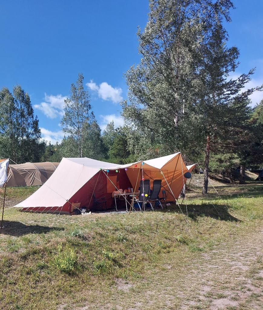 De Waard Vergrote Zilvermeeuw met varioluifel en toebehoren, Caravans en Kamperen, Ophalen, Gebruikt, Tot en met 6