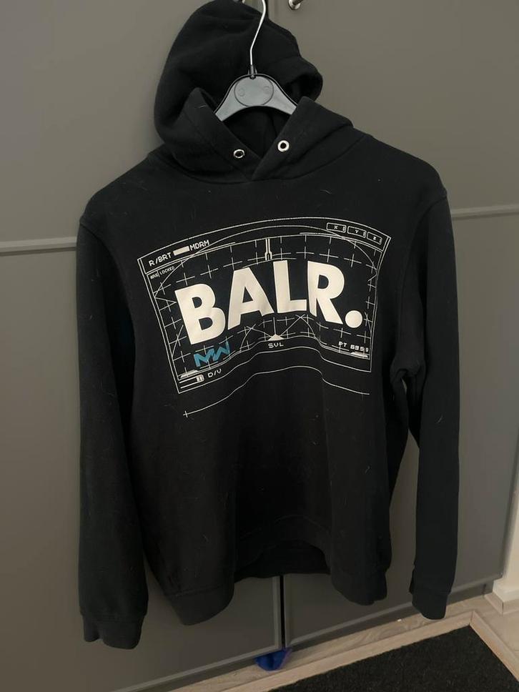 BALR. Hoodie Zwart Maat S - Zo goed als nieuw, Kleding | Heren, Truien en Vesten, Zo goed als nieuw, Maat 46 (S) of kleiner, Zwart
