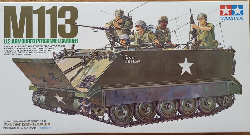 Tamiya M113 US Armoured Personnel Carrier Bouwpakket, Hobby en Vrije tijd, Ophalen of Verzenden
