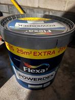 Flexa Powerdek Wit Verf - 1,5 volle emmer, Wit, Ophalen of Verzenden, 15 tot 20 liter, Verf