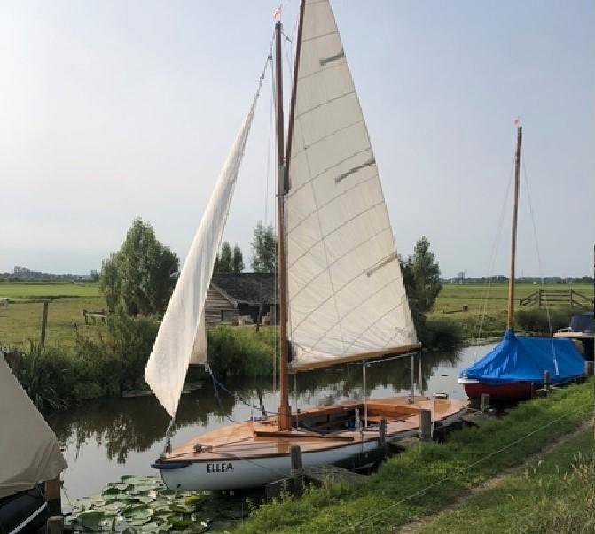 BM 16m2 met trailer, Watersport en Boten, Open zeilboten, Gebruikt, Overige typen, 3 tot 6 meter, Polyester, Geen motor, Overige brandstoffen