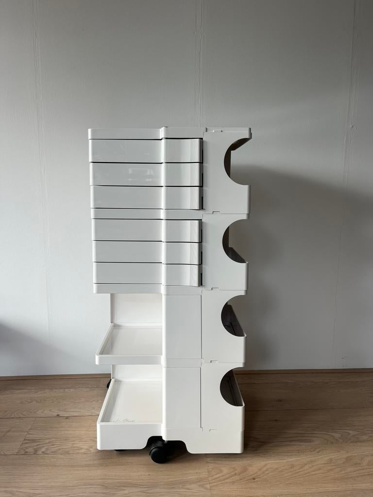 Boby Trolley Joe Colombo Wit, Ophalen, Kunststof, 5 laden of meer, 50 tot 100 cm