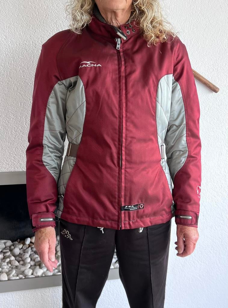 Motorjas Macna, dames maat M, € 50, Motoren, Kleding | Motorkleding, Ophalen of Verzenden, Tweedehands, Dames, Jas | textiel