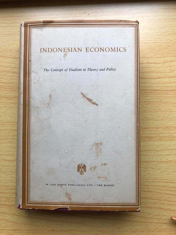 Het concept van dualistische economie m.b.t. Indonesië, Ophalen of Verzenden, Gelezen, J.H. Boeke, D.H. Burger