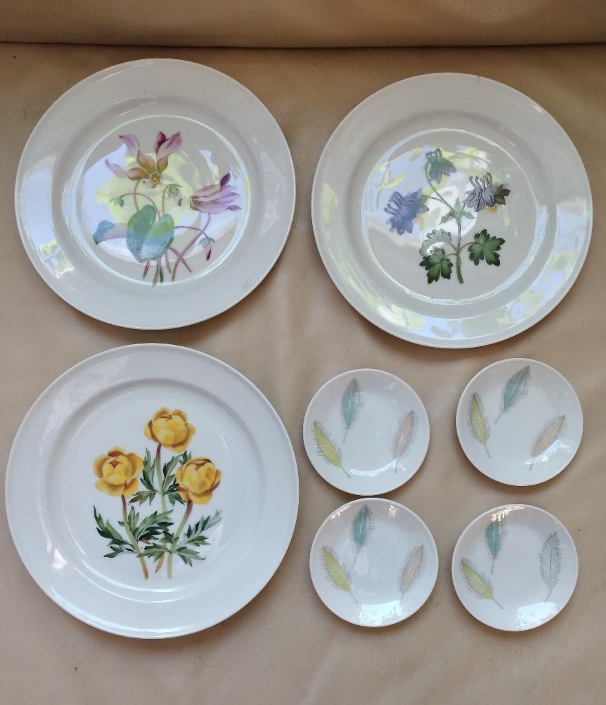 Rosenthal 3 bordjes + 4 bonbonbordjes, Ophalen of Verzenden