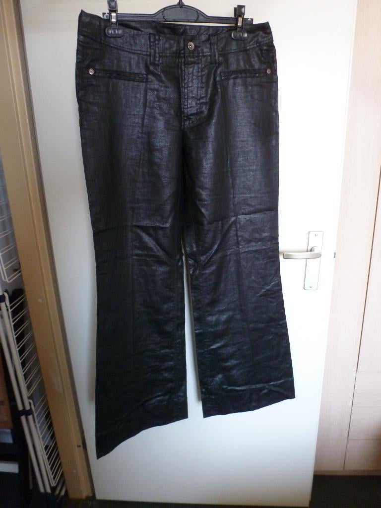 ZOMER nieuw ZIZO broek zwart wijde pijp 42 -GRATIS zend, Verzenden, Zwart, Maat 42/44 (L), Nieuw