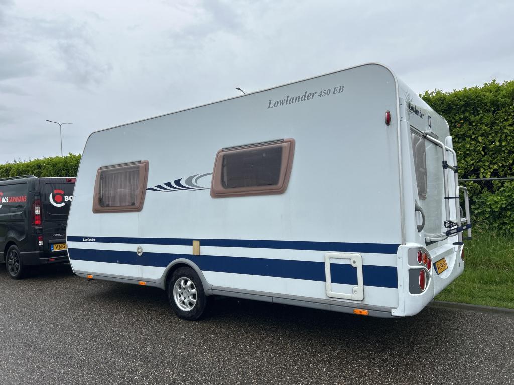 Dethleffs Lowlander 450 EB 2007 LUIFEL, ENKELE BEDDEN, Caravans en Kamperen, Niet ingevuld, Standaardzit, Schokbreker, Tot en met 2