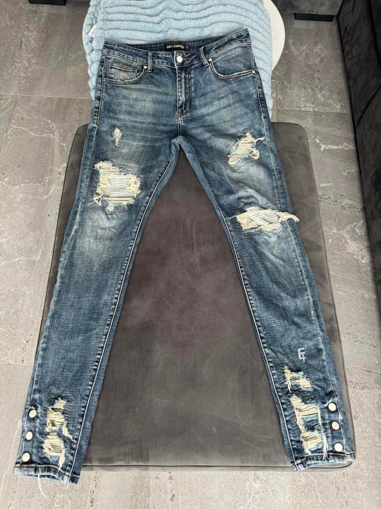 Een tweetje / rivero jeans blauw maat 32, Kleding | Heren, Ophalen of Verzenden, Zo goed als nieuw, Blauw, W32 (confectie 46) of kleiner